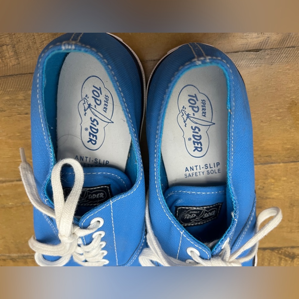 Blue Sperry Top-Sider Sneakers Size 6.5 - Picture 10 of 14